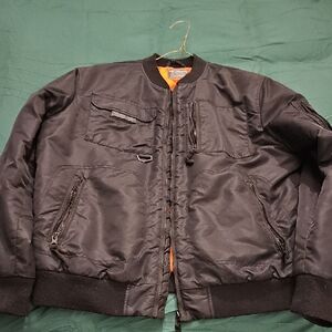 Primark Men's Black Bomber Jacket